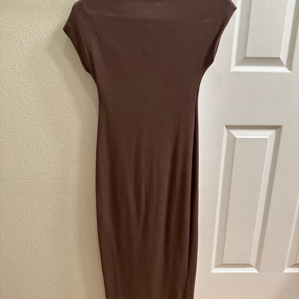 Zara Elegant Brown Dress